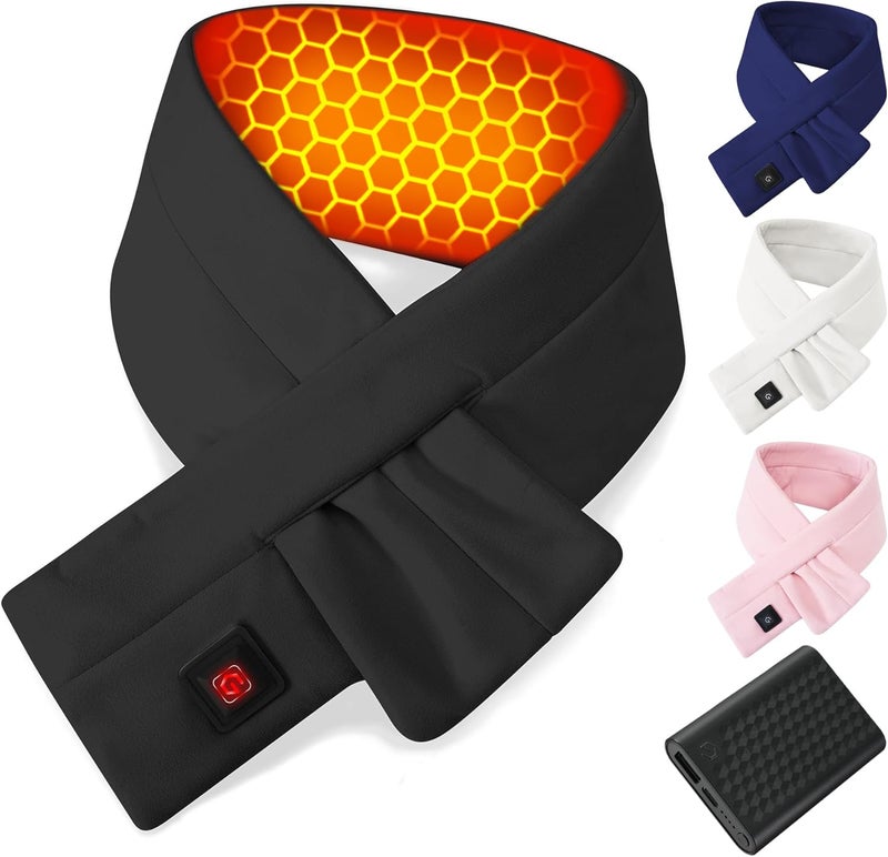 Wulcea Graphene Heated Scarf for Men Women 5V2A 6000mAh Fast Heating Long-Lasting Compact Battery - Image 1